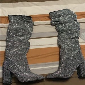 Rhinestone bootie